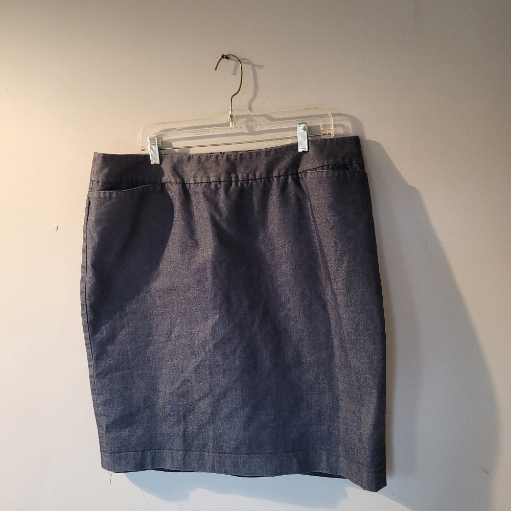 Liz Claiborne Charcoal Pencil Skirt Size 16w